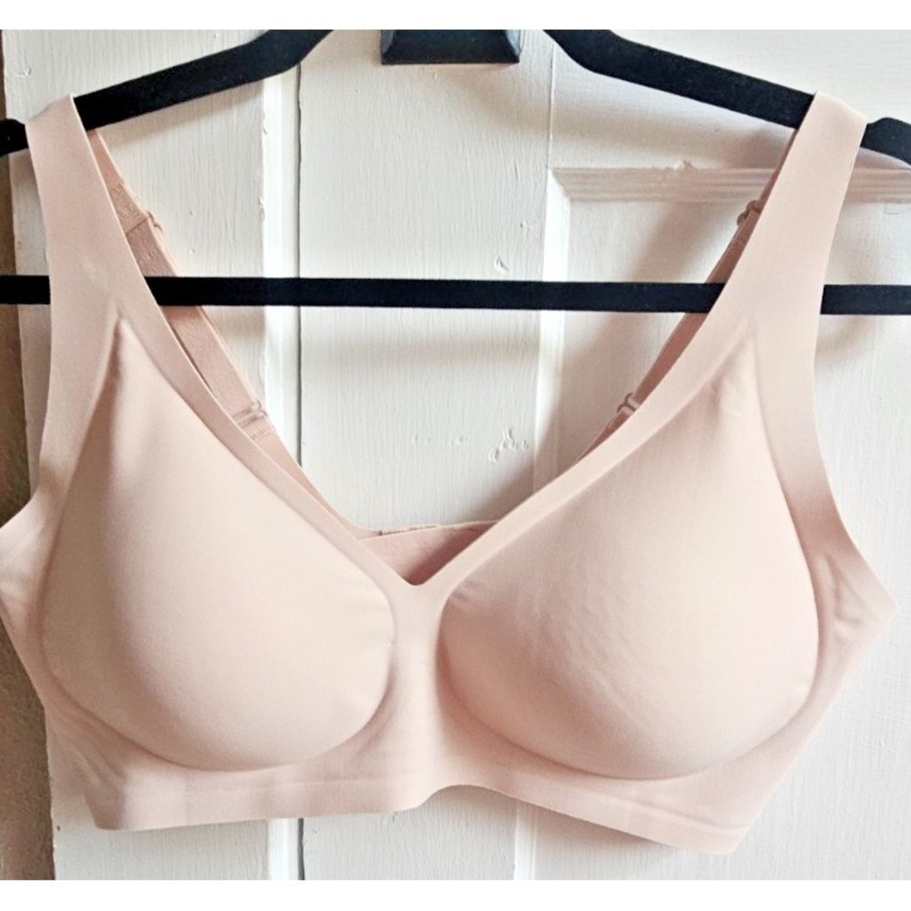 Shecurve Wireless Bra pink Seamless Jelly Smoothing Comfort XL
